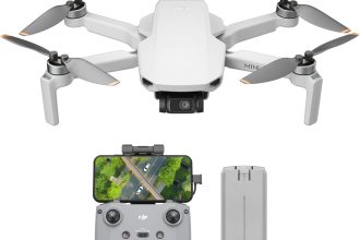 DJI Mini 4K, Drone Caméra 4K UHD, Moins de 249 g, Stabilisation de la Nacelle à 3 Axes, Transmission Vidéo sur 10 km, Retour Auto, Résistance au Vent, Temps de Vol max. de 31 min, C0, QuickShots