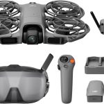 Bundle Motion Fly More DJI Neo 2 avec RC Motion 3 et Goggles N3, transmission stable avec émetteur-récepteur numérique, drone 4K pour débutants, vol FPV, 3 batteries
