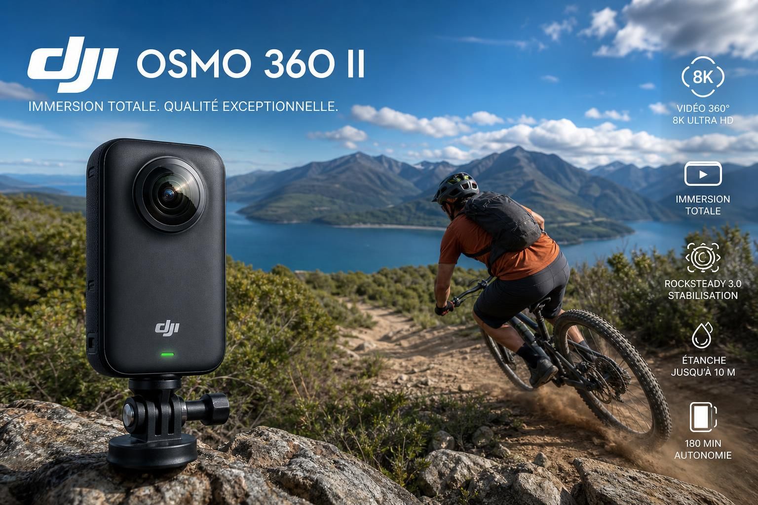 DJI Osmo 360 II : notre test approfondi révèle la montée en puissance de DJI - Meilleurs Drones découvrez notre test approfondi du dji osmo 360 ii et explorez comment dji renforce sa position sur le marché avec cette caméra innovante.