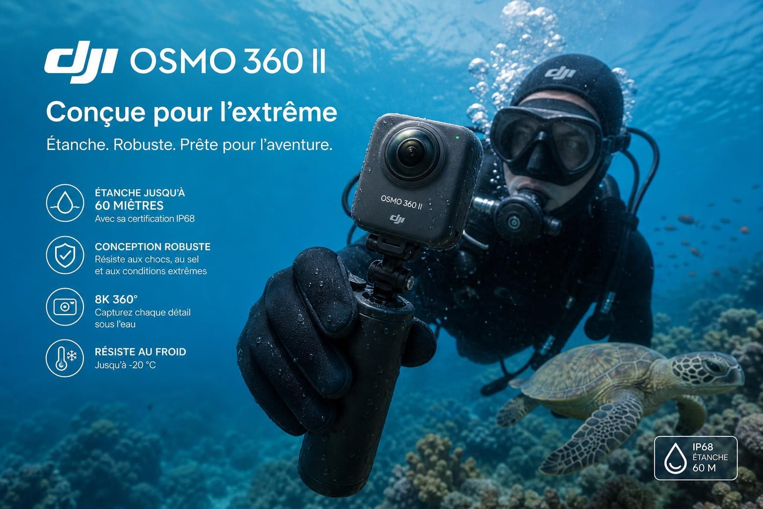 DJI Osmo 360 II : notre test approfondi révèle la montée en puissance de DJI - Meilleurs Drones découvrez notre test approfondi du dji osmo 360 ii et explorez comment dji renforce sa position sur le marché avec cette caméra innovante.